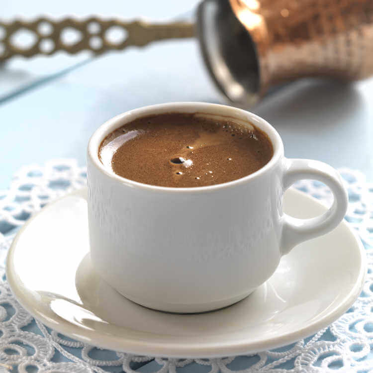 قهوة تركى وسط